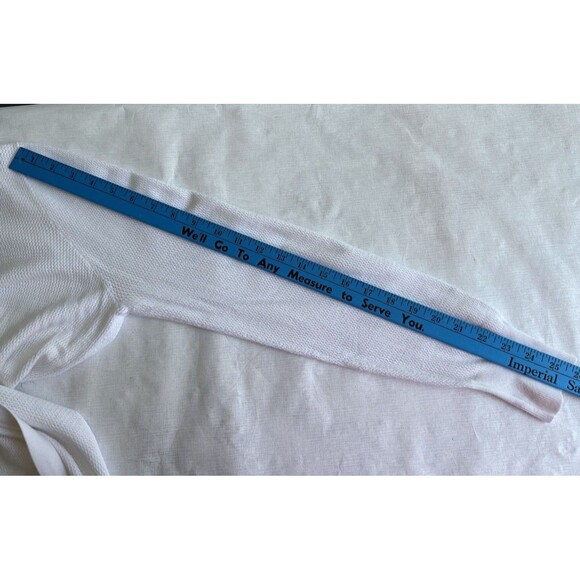 Joseph A Women's Cardigan Size M White 78% Rayon Midi RN 125019 - Picture 4 of 4